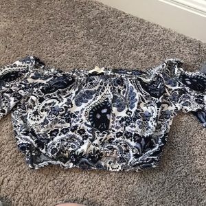 Off the shoulder T-shirt